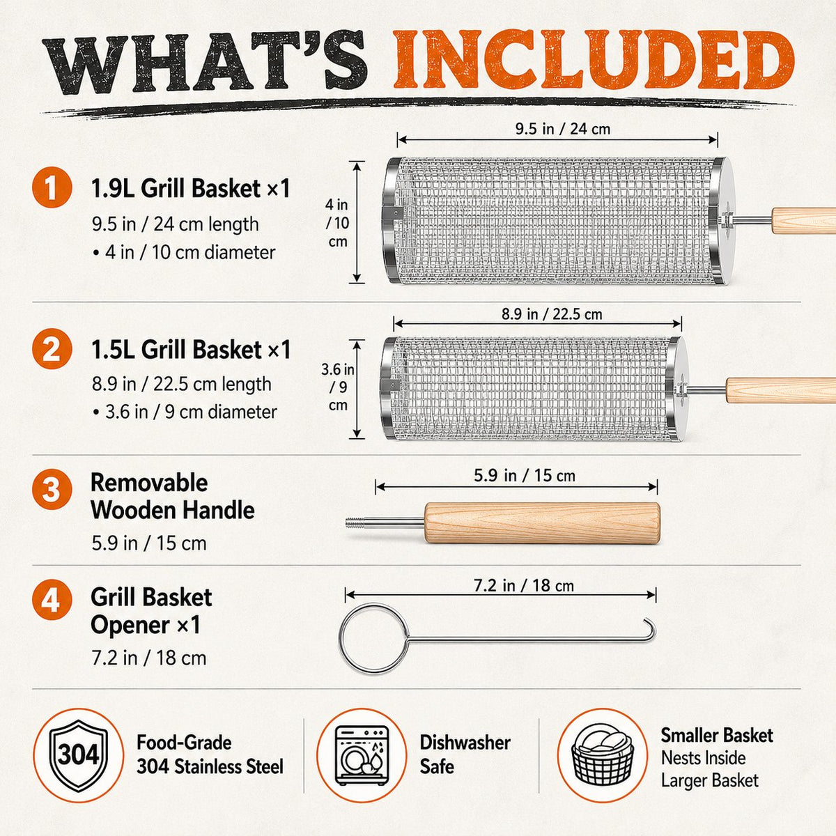 š¢ Rolling Grill Baskets | No More Burnt VeggiesāGrill Perfectly Every Time! š„
