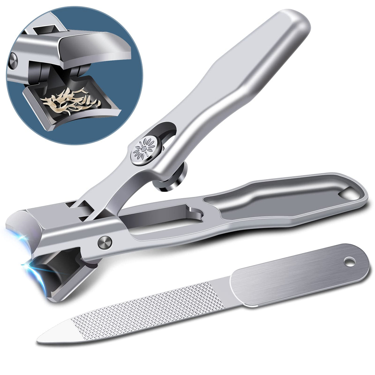 🔥HOT SALE 49% OFF-Ultra Sharp  Stainless Steel Splash-proof Nail Clipper
