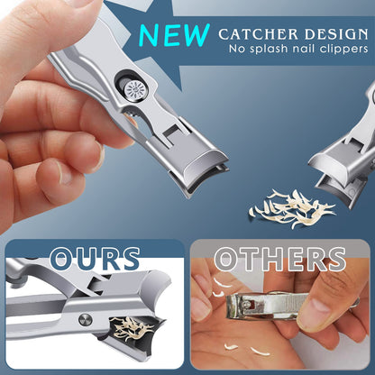 🔥HOT SALE 49% OFF-Ultra Sharp  Stainless Steel Splash-proof Nail Clipper