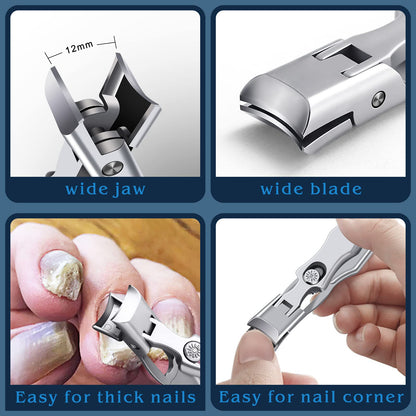 🔥HOT SALE 49% OFF-Ultra Sharp  Stainless Steel Splash-proof Nail Clipper