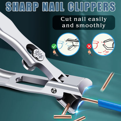 🔥HOT SALE 49% OFF-Ultra Sharp  Stainless Steel Splash-proof Nail Clipper