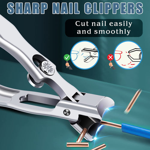 🔥HOT SALE 49% OFF-Ultra Sharp  Stainless Steel Splash-proof Nail Clipper