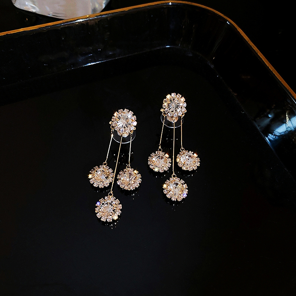✨LAST DAY 48% OFF--Flower Earrings with Diamonds