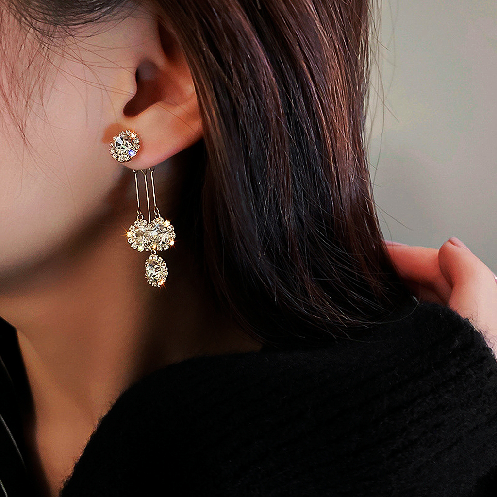 ✨LAST DAY 48% OFF--Flower Earrings with Diamonds