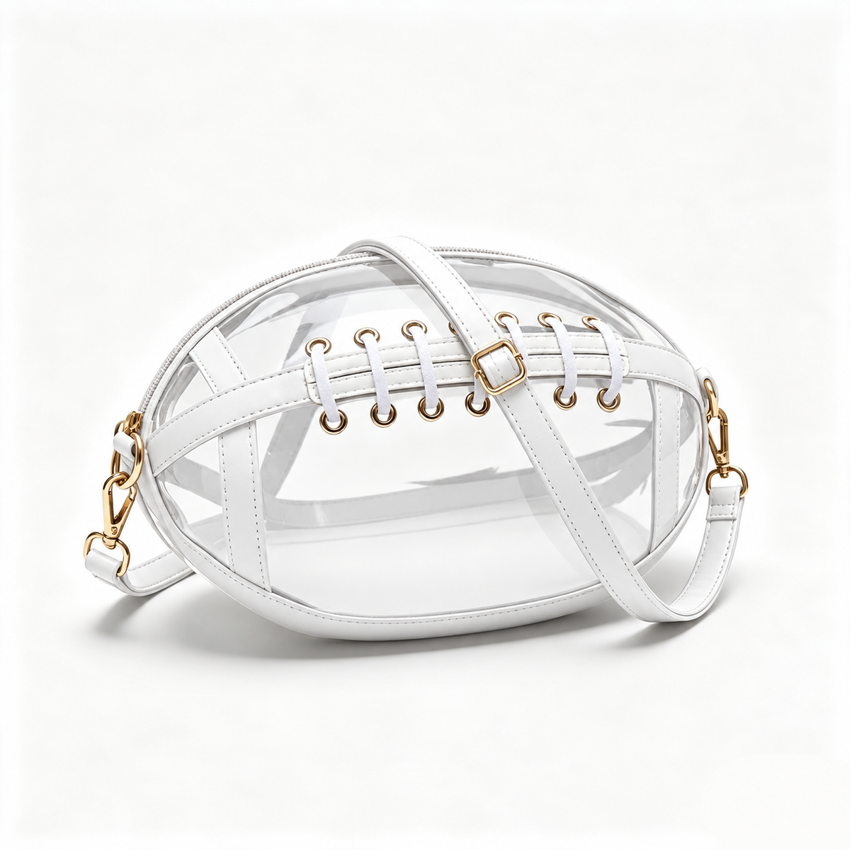 🏈Football Shaped Clear Crossbody Bag