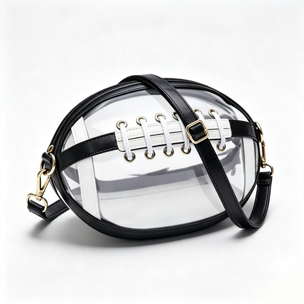 🏈Football Shaped Clear Crossbody Bag