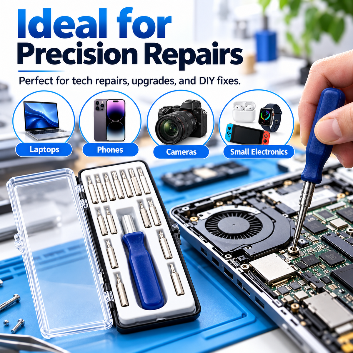 16-in-1 Electric Precision Screwdriver Set