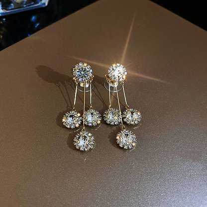 ✨LAST DAY 48% OFF--Flower Earrings with Diamonds