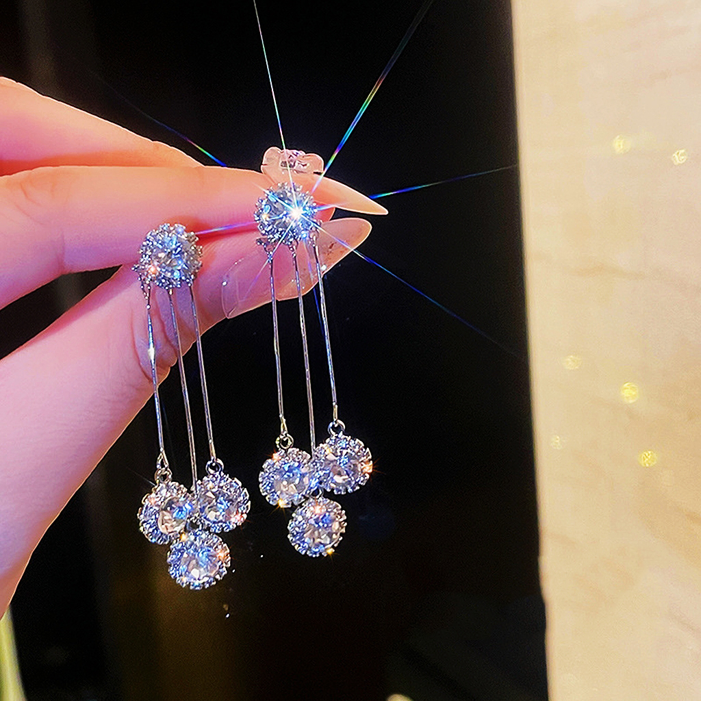 ✨LAST DAY 48% OFF--Flower Earrings with Diamonds