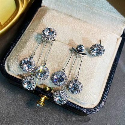 ✨LAST DAY 48% OFF--Flower Earrings with Diamonds