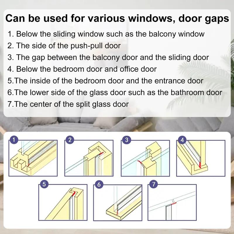 🚪 Whole-Home Draft Defense Seal – Blocks Cold Air, Bugs & Gaps