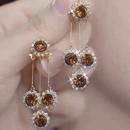 ✨LAST DAY 48% OFF--Flower Earrings with Diamonds