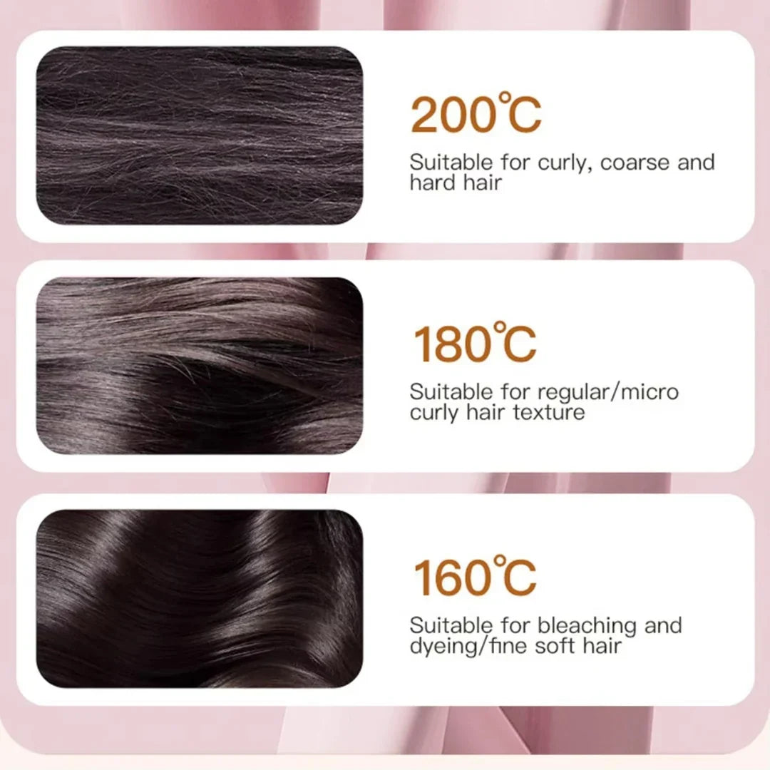 Líora Flat Control™ – Portable Cordless Hair Straightening Brush
