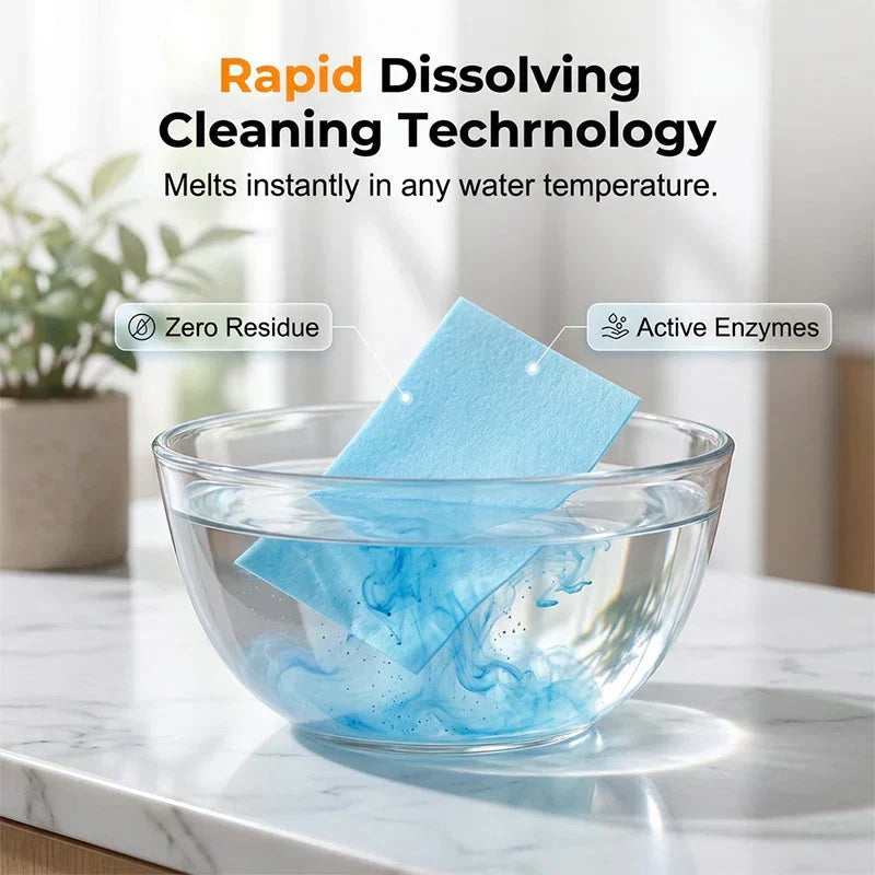 🔥Water-Soluble Floor Cleaning Sheets